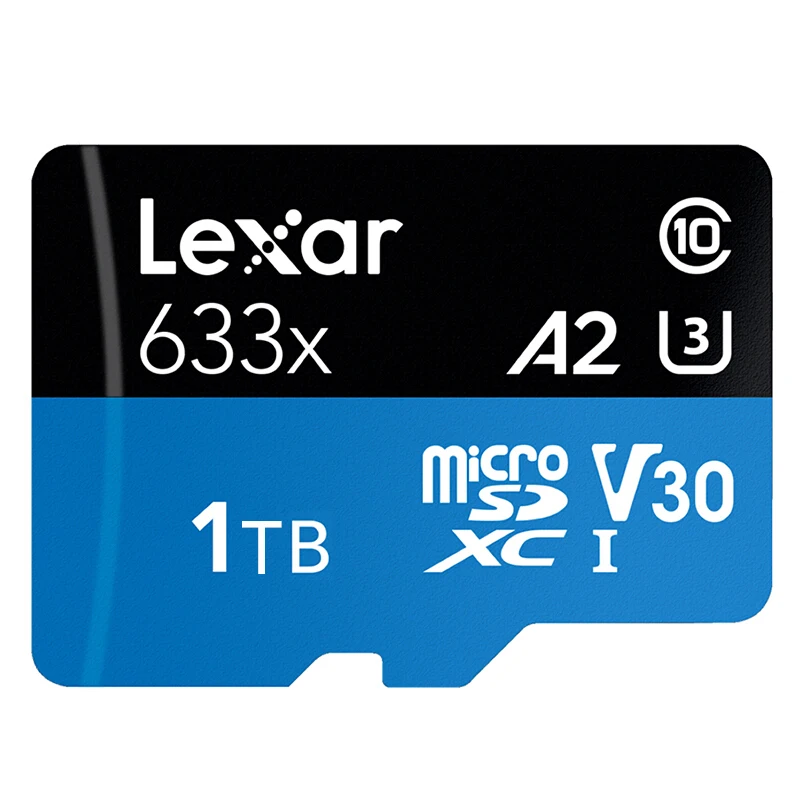 1TB Карта флэш-памяти Lexar micro sd 512gb 633x UHS-I, 1 ТБ, microsd, для дрона, Gopro, Dji, Спортивная камера, SDXC, карта хранения, 32 ГБ, 64 ГБ, 128 ГБ - Емкость: 1TB