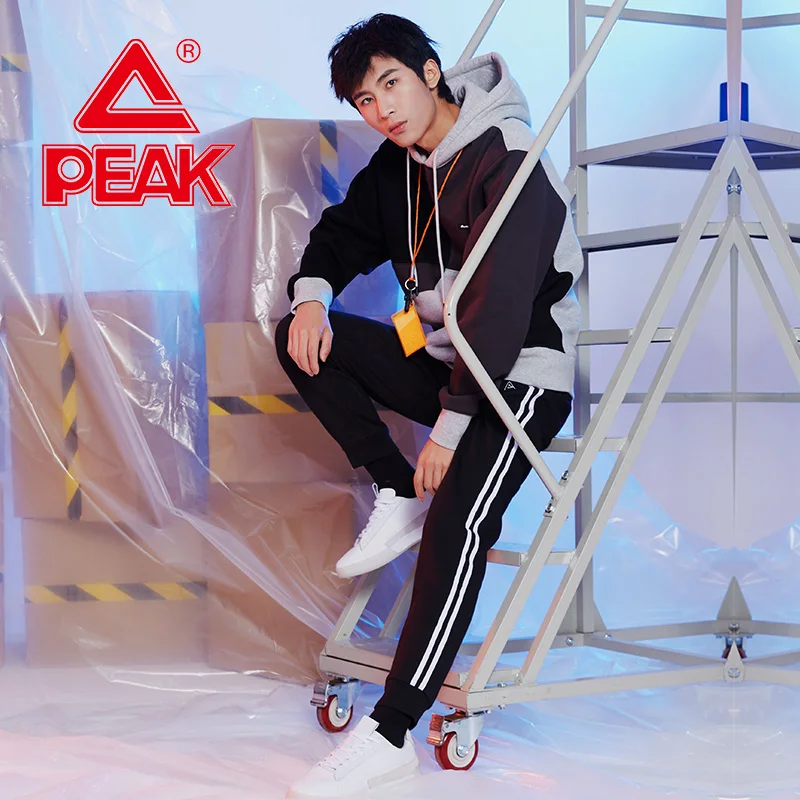 Мужские брюки для бега комфортные дышащие тканые спортивные штаны хлопок