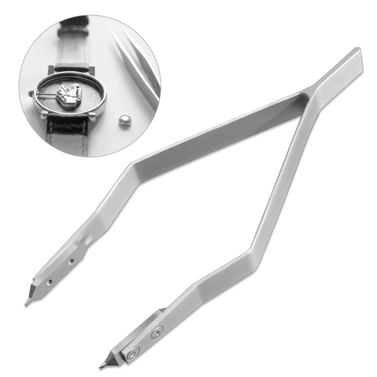 

7825 Style Watches Band Bracelets Tweezer Plier Spring Bar Remover Tool Dismountable Bent Pliers Repair Hand Tool