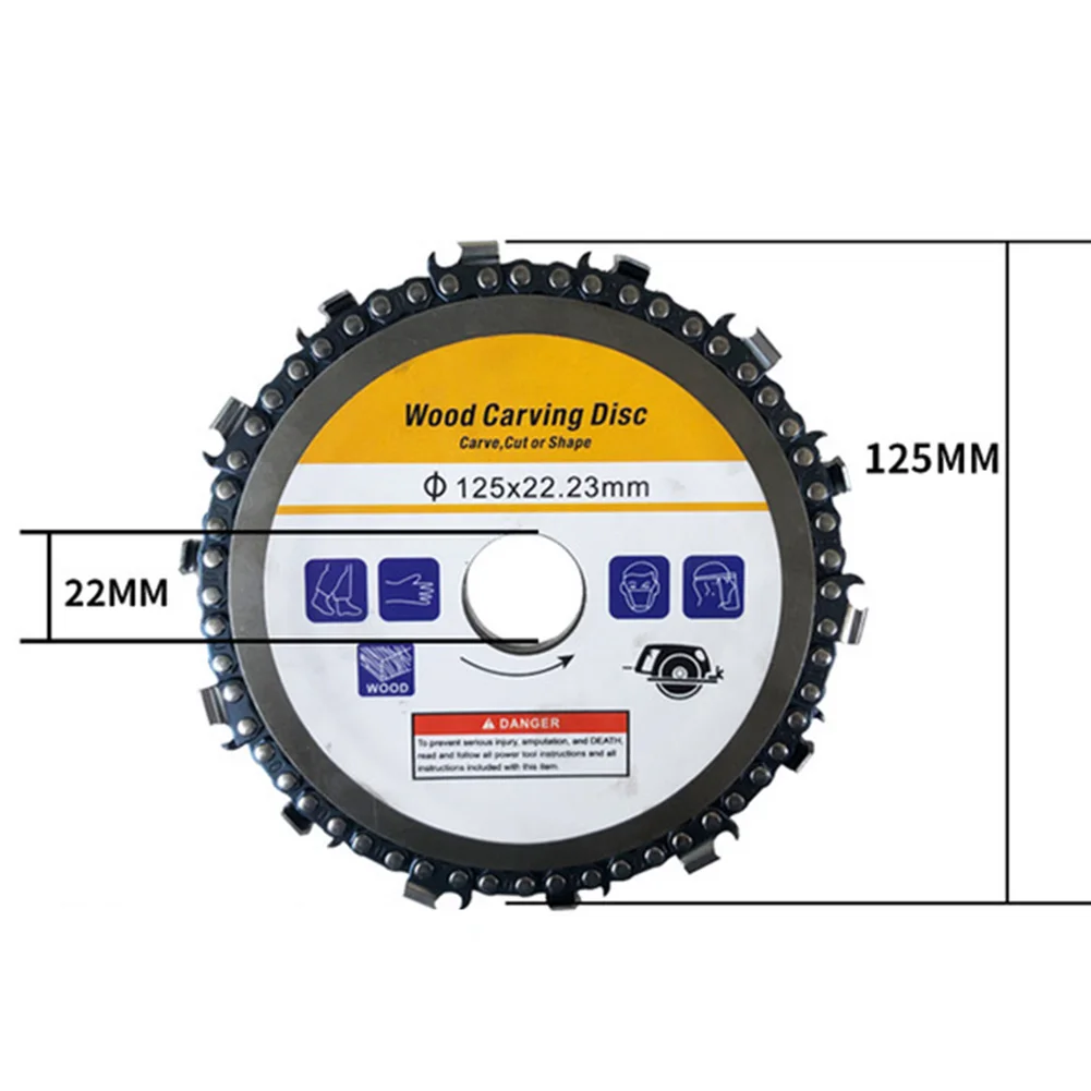 Цепной диск для угловой шлифовальной машины 5 дюймов 125 мм 14 т/4 дюйма 100 22 т полотно