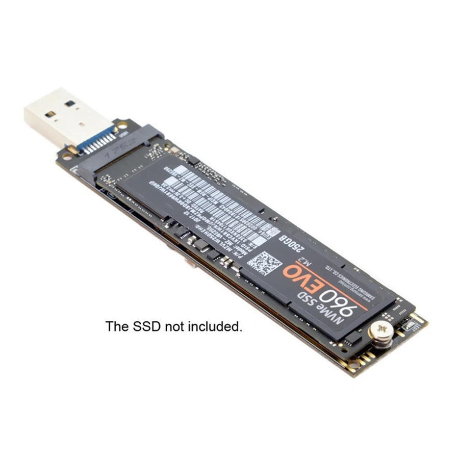 Адаптер M2 NVME SSD-USB 3 1 PCI-E-USB A 0 карта внутреннего преобразователя 10 Гбит/с M.2 USB3.1 Gen 2