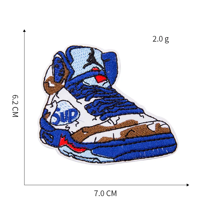 

Cartoon Embroidered Patch DIY Cloth Stickers Shoes Patch Embroidered Children's Clothing Accessories Iron on Patches Parches