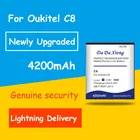 Высококачественная батарея 4200 мАч 0 цикл для Oukitel C8 мобильный телефон