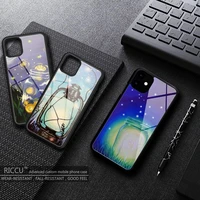 firefly painting acrylic phone case rubber for iphone 11 12 max 12 iphone pro mini xs 8 7 6 6s plus x se 2020 xr covers