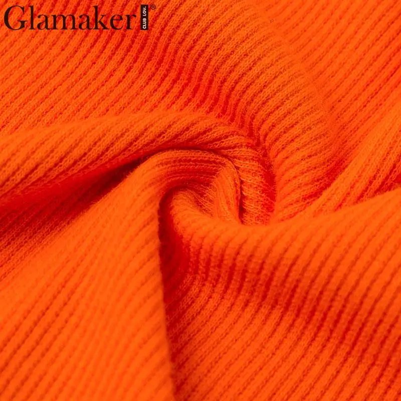 Glamaker, трикотажная, высокая талия, элегантная юбка, для женщин, карман, пуговицы, с разрезом, Узелок, облегающая юбка, для женщин, осень, зима, вечерние, сексуальная юбка