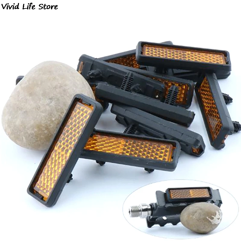 

4pc Bicycle Pedal Reflector Safety Night Cycling Reflective Durable