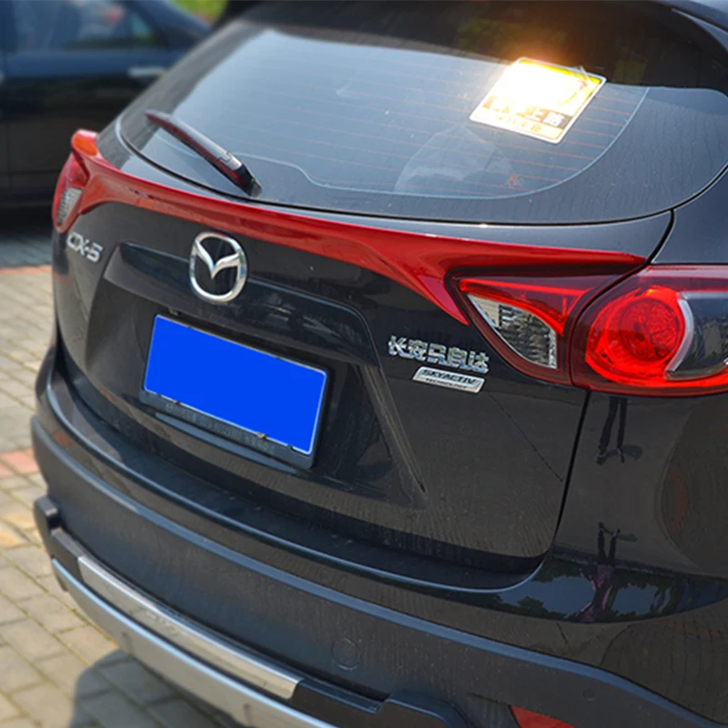 CX 5 ABS Неокрашенный Праймер задний Средний спойлер крыло для Mazda 2012 2016|spoiler wing|rear