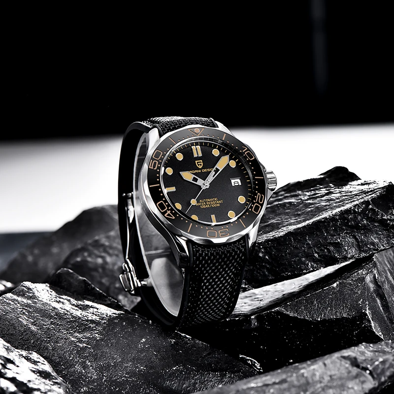 PAGANI Дизайн Новый модный бренд Силиконовые Мужские автоматические часы Топ 007