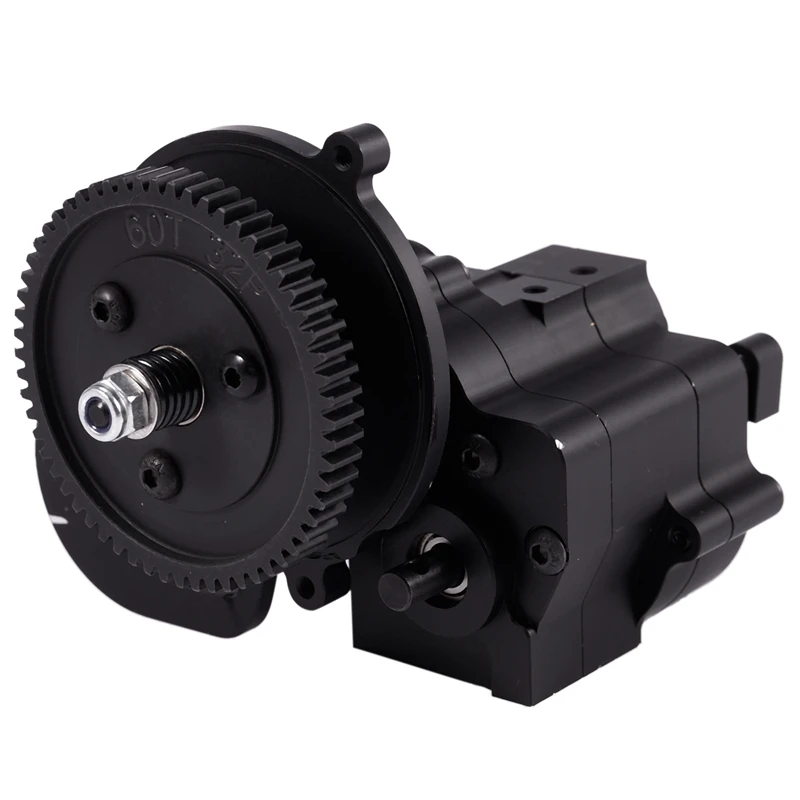

Metal CNC Chassis / Gear Box Transfer Case Center Gearbox Transmission Case 2 Speed for 1/10 Axial SCX10 Wraith 90018 RC Crawler