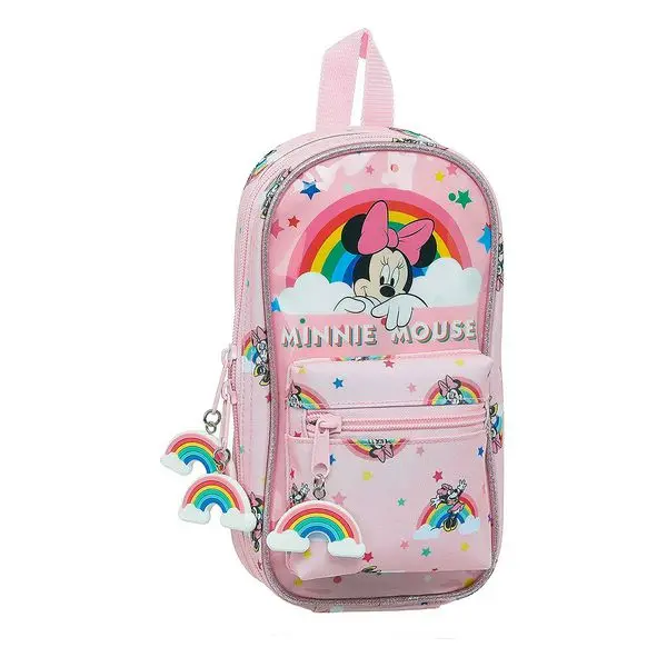 Backpack Pencil Case Minnie Mouse Rainbow Pink (33 Pieces) | Канцтовары для офиса и дома