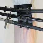 Ремень в стиле стимпанк, Готический средневековый меч, поясные ножны, скаббард, держатель лягушки, рыцарь, мужской кожаный аксессуар