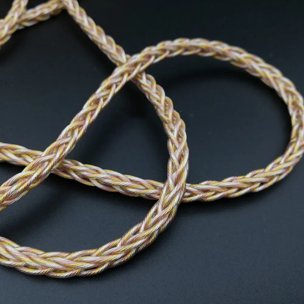 1 м жирный 8 подставок 432 ядер od наушники с медным покрытием мм бескислородный кабель DIY кабель для ремонта наушников Аксессуары