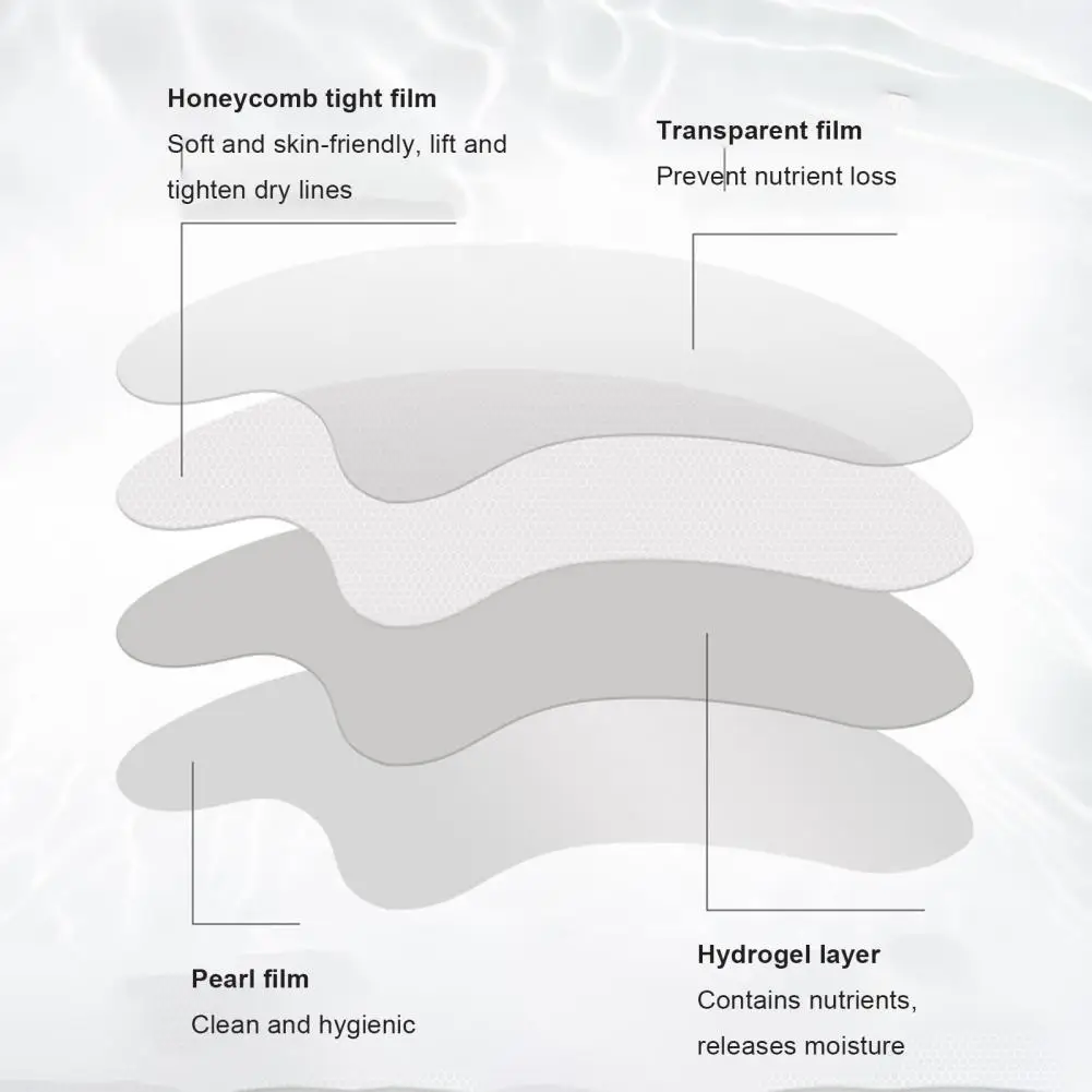 Ультратонкий патч для ухода за лицом шеи и морщин натуральный экстракт
