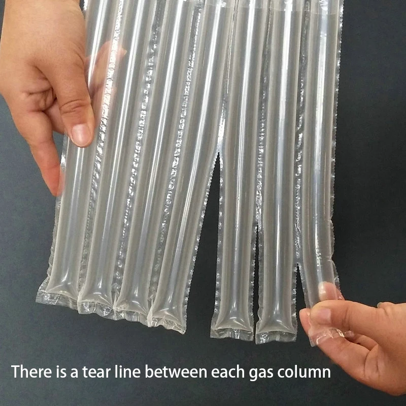 2019 Новый опциональный разрывной надувной пластиковый пузырчатый пакет с линией