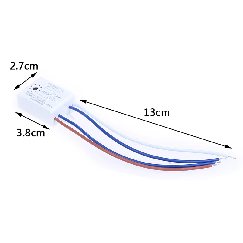 1 шт. 220 В 60 Гц светодиодный переключатель с звуковым управлением датчик энергии