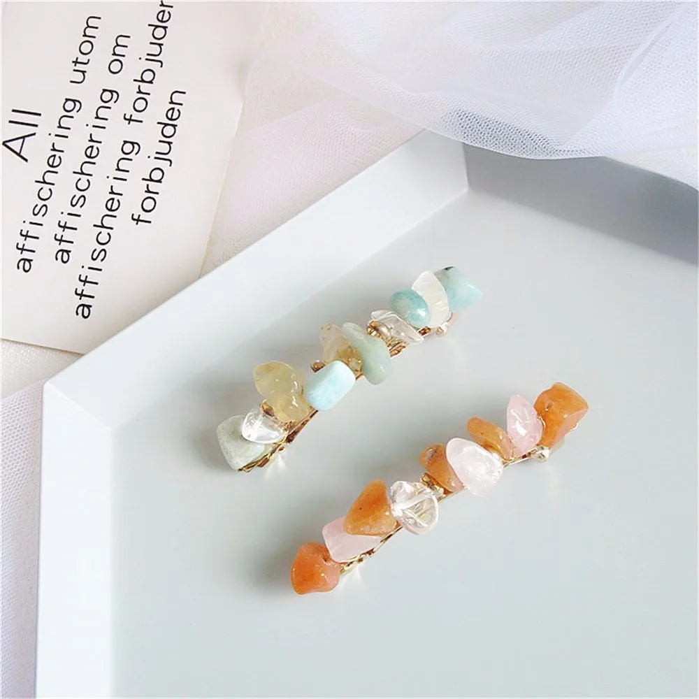 Новинка заколка для волос с камнями в японском ретро стиле заколки мори весенние