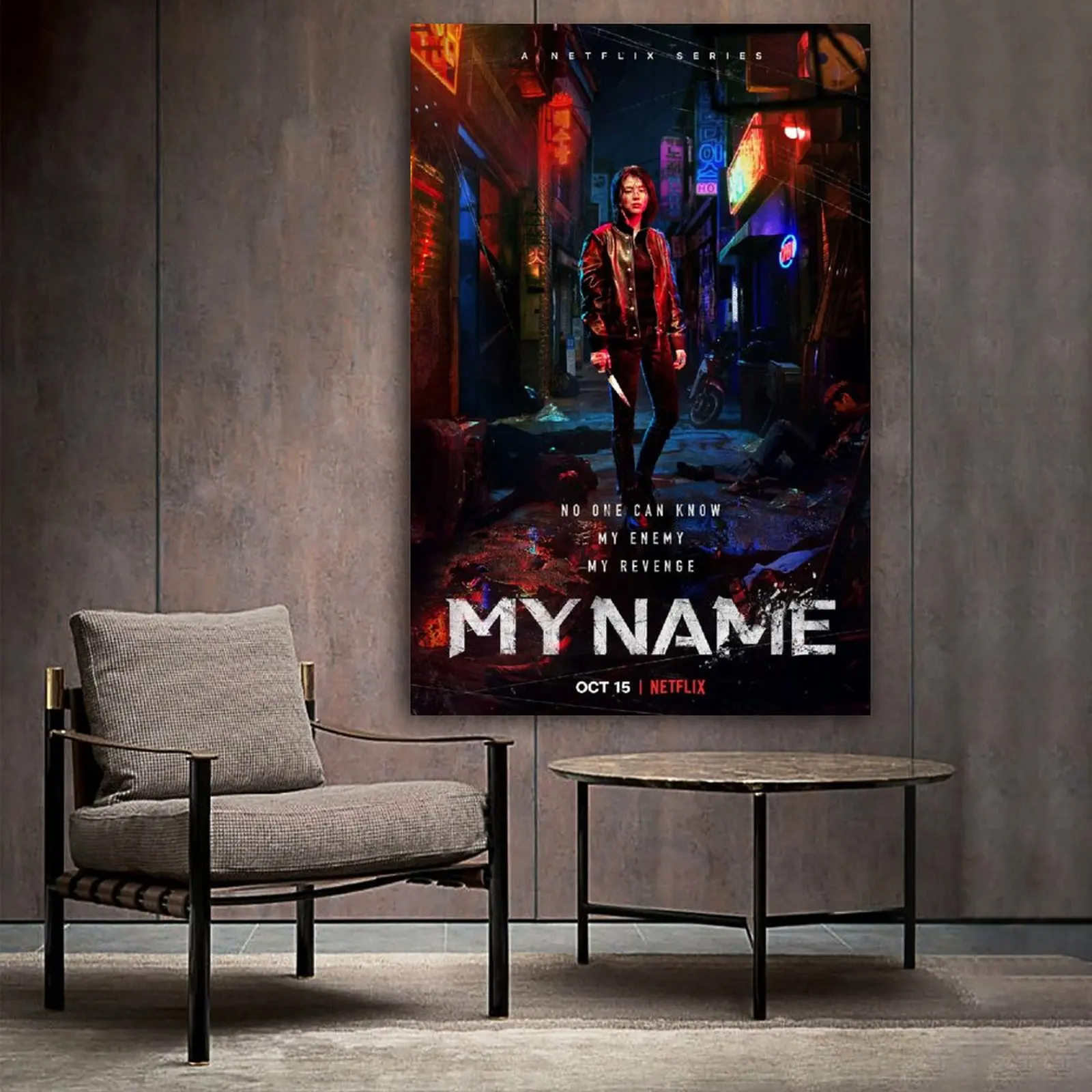 

My Name Movie & TV Poster Decorative Painting Canvas Wall Art Living Room Posters Bedroom Painting