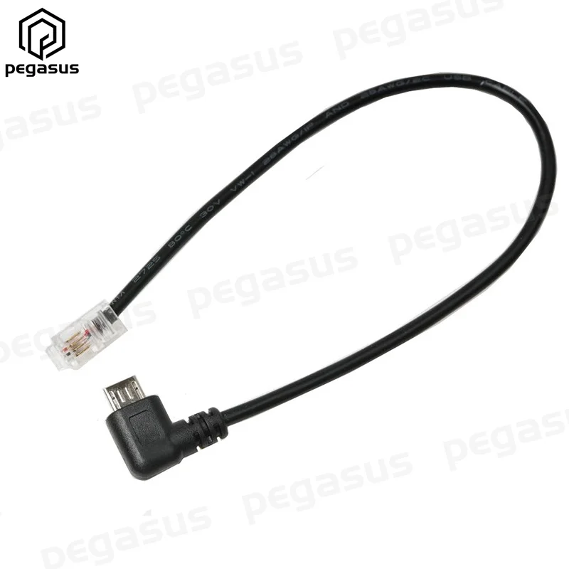 25 см USB Micro 5P Male к RJ9 4P4C кристальная головка конвертер провод телефонный телефон |