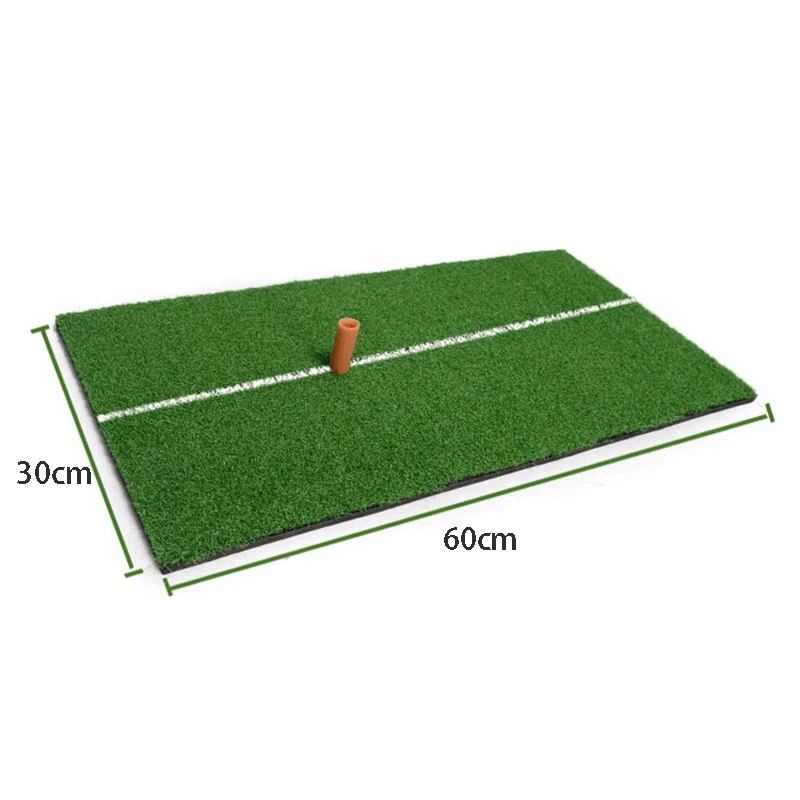 HOT-Golf Mat Training Hitting Pad Rubber Grass Grassroots Green Golf Tools Backyard 30X60cm with Ball TEE | Спорт и развлечения