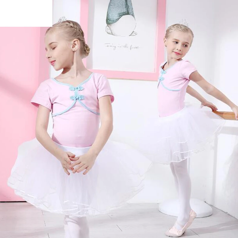 

Fashion Girls Tutu Dance Dress Children Ballet Practice Clothes Kids Performance Party Vestidos For 4-14Ys Kids Dance Wear