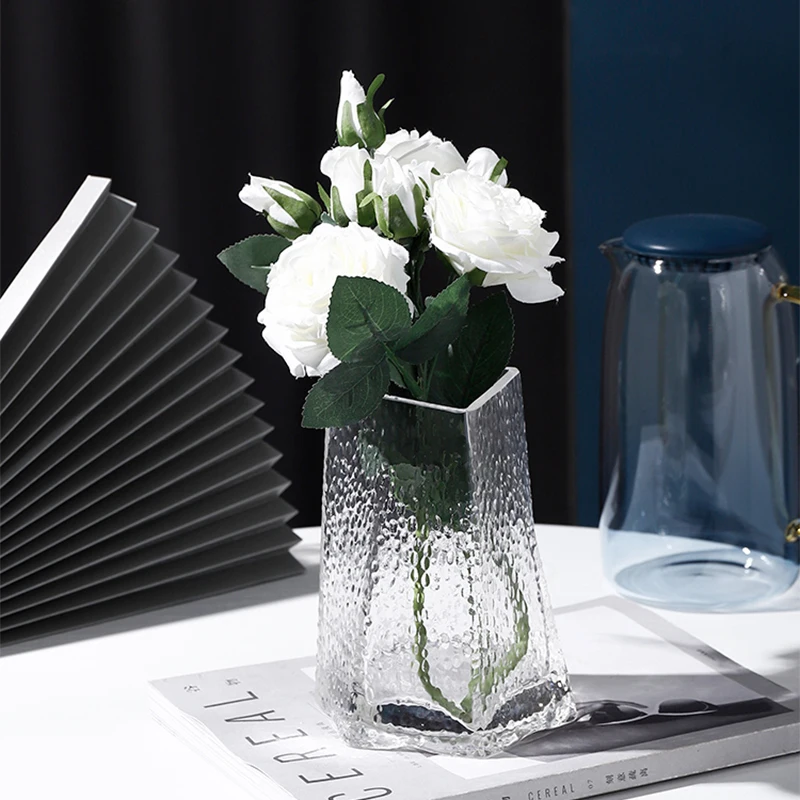 Glass Vase Terrarium горшки для цветов домашнего интерьера Transparent decoracion nordica hogarстатуэтки |