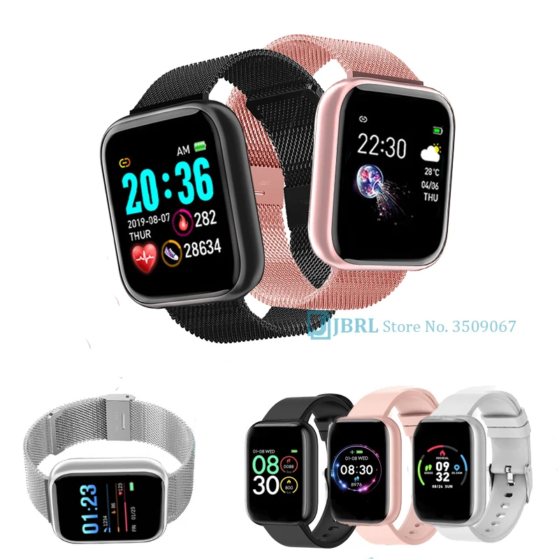 Новинка умные часы для женщин и мужчин Android IOS фитнес-трекер пульсометр