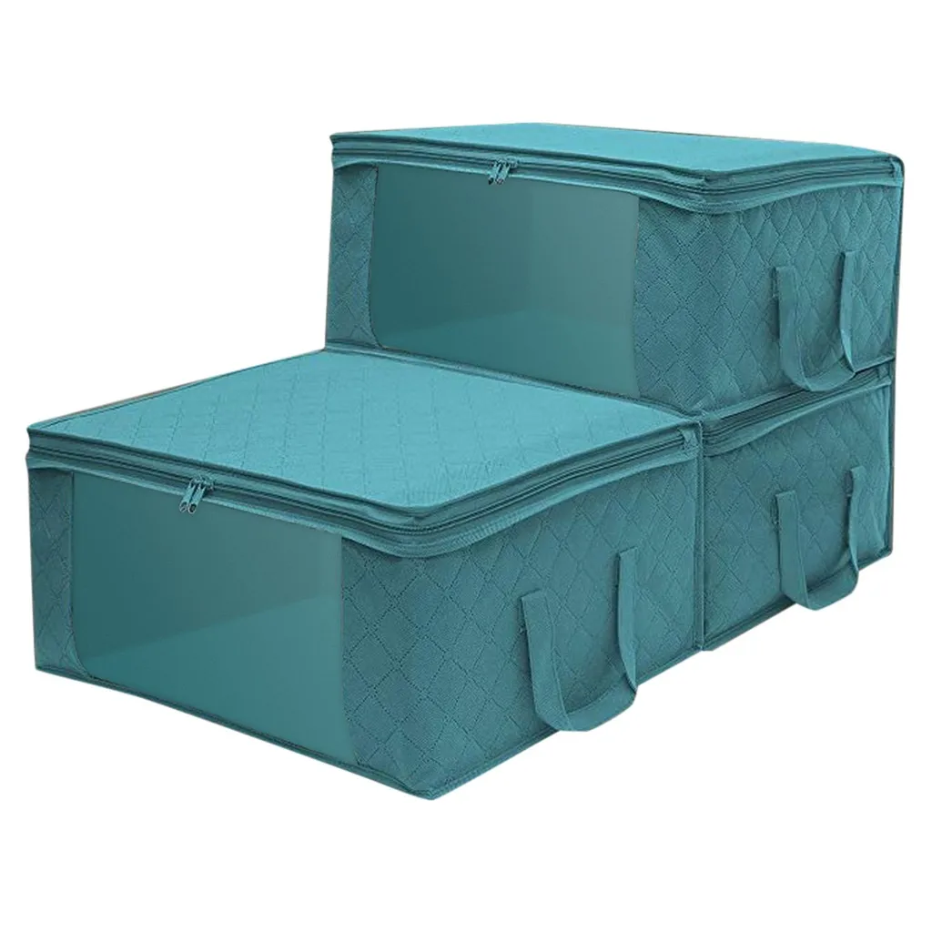 

Home Closet Storage Bags Clothes Container Bag Foldable Pouches Home Organizer Save Space, Can Be Stacked