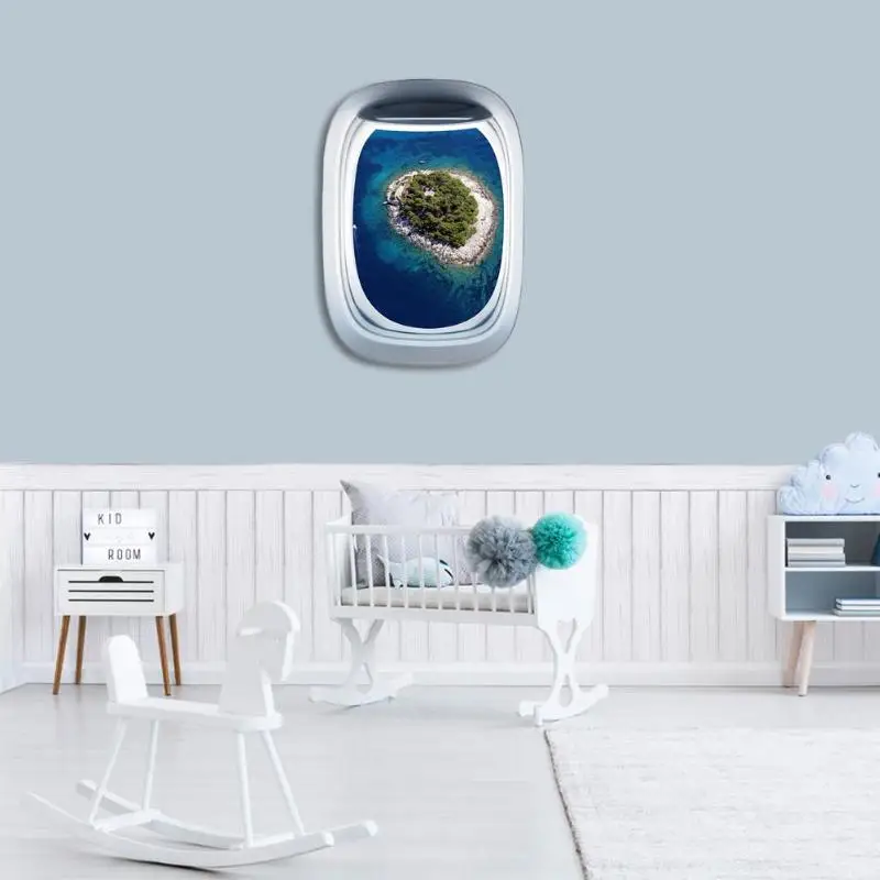 ПВХ плесени доказательство стикер на стену ночной небо остров снег горы