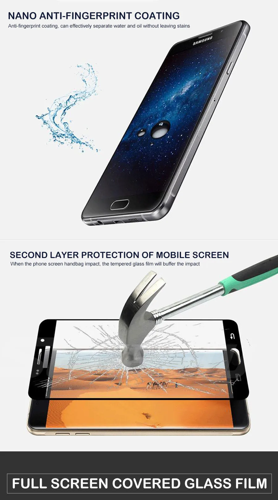 9D полностью закрывающая Защитная Стекло для samsung Galaxy S7 J3 J5 J7 J2 J4 J6 J8 закаленное Экран протектор Стекло пленка