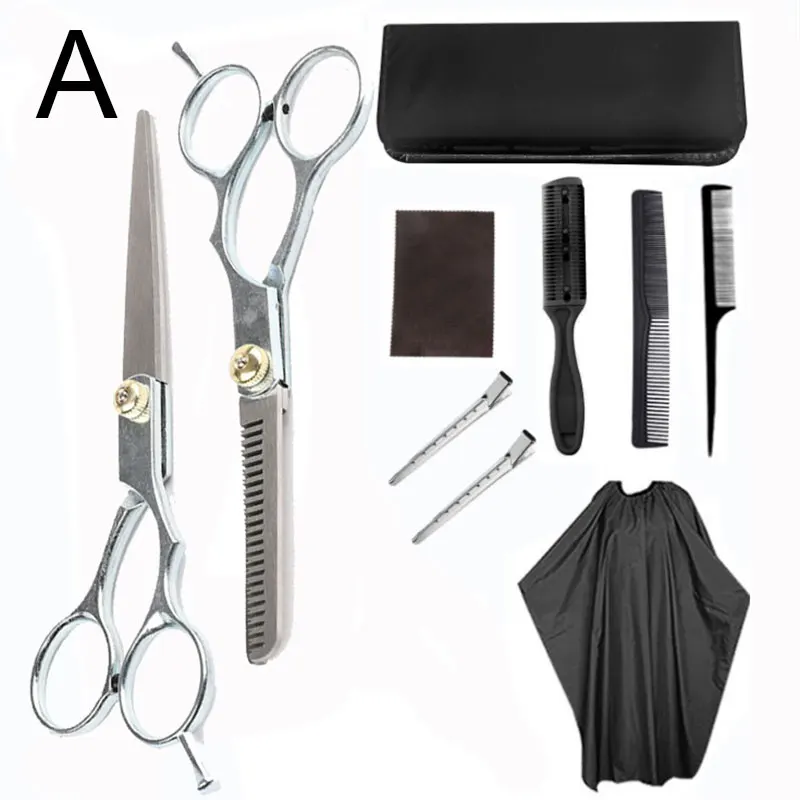 

Hair Cutting Scissors Shears Set Hairdressing Salon Professional Barber Hair Cutting Tool Set KG66