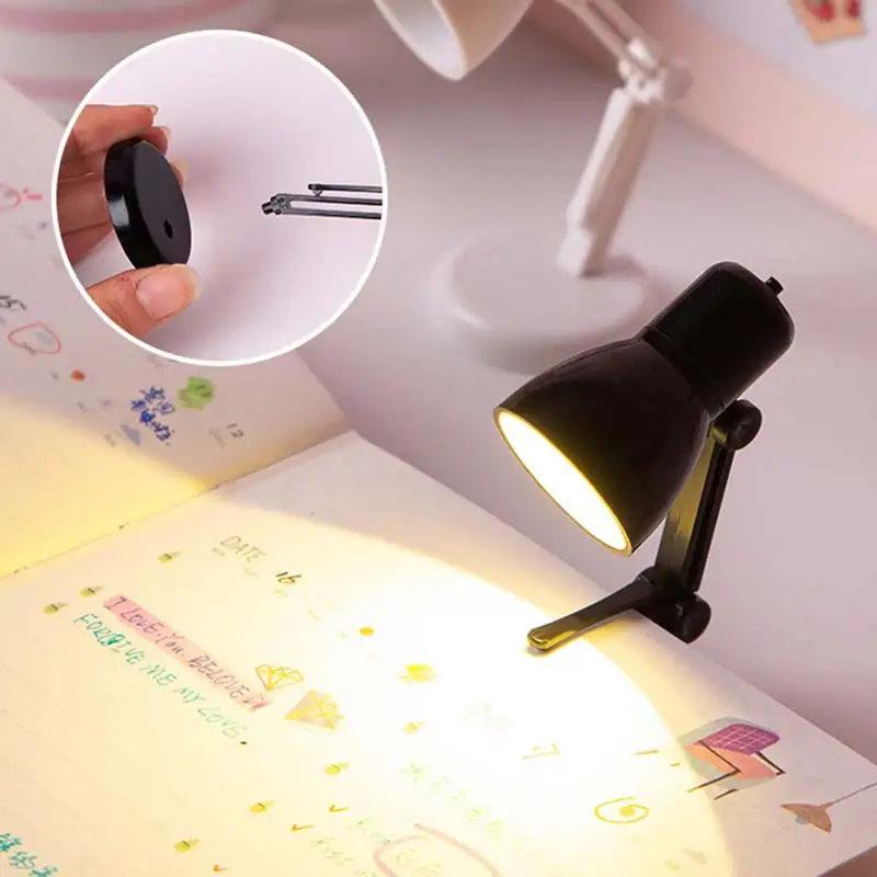 Мини-лампа Светодиодная Настольная компактная складная на магнитах с