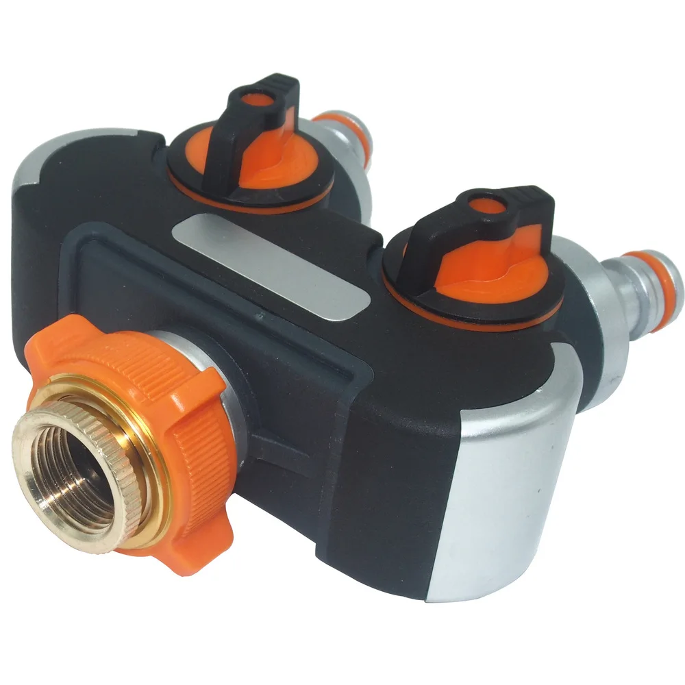 2-сторонний разделитель шлангов распределитель водопроводных кранов 3/4 &quotи 1/2&quot