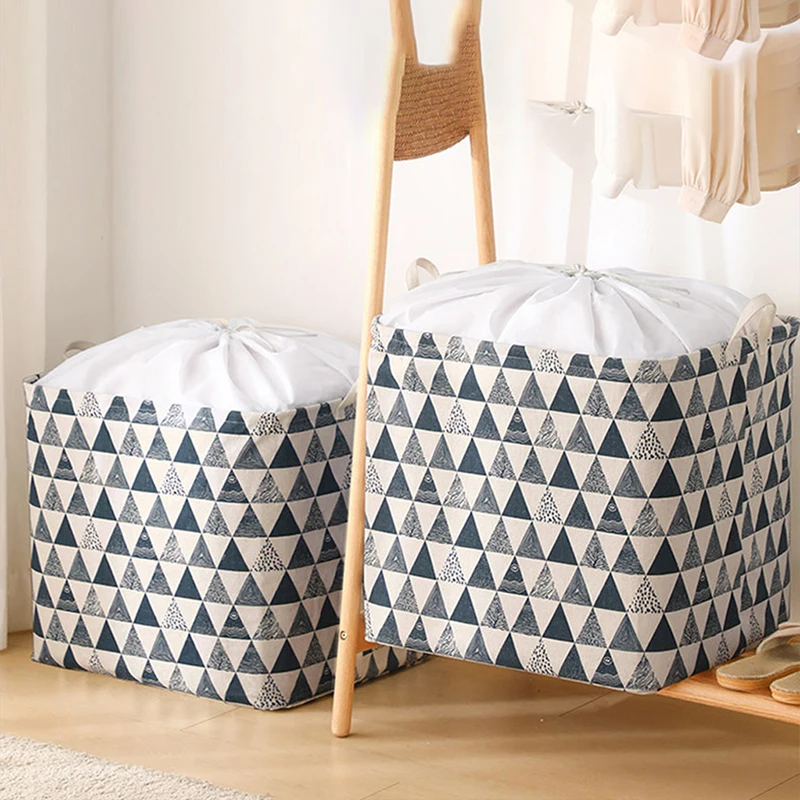 

JOYBOS Clothing Organizers Storage Bags Foldable Clothes Basket Storage Waterproof Dustproof Clothing Sorting Bag 100L