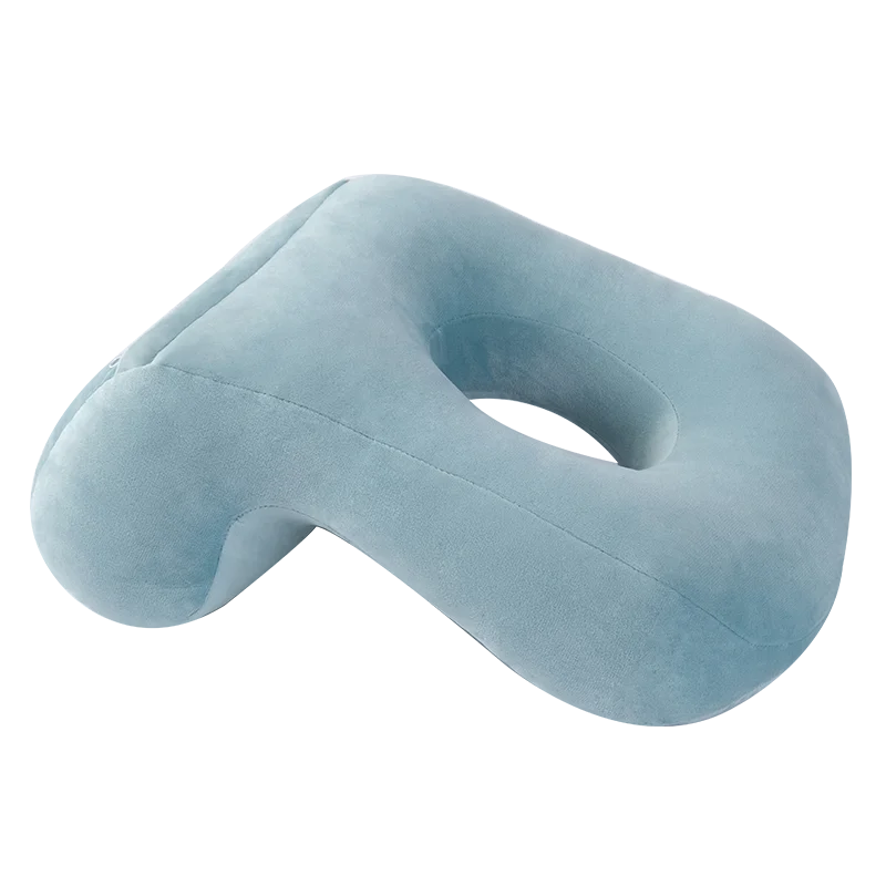 Solid color hollow design Desk nap pillow filling PPcotton Neck Supporter Seat Cushion Headrest Travel Pillow with Arm Rest | Дом и сад