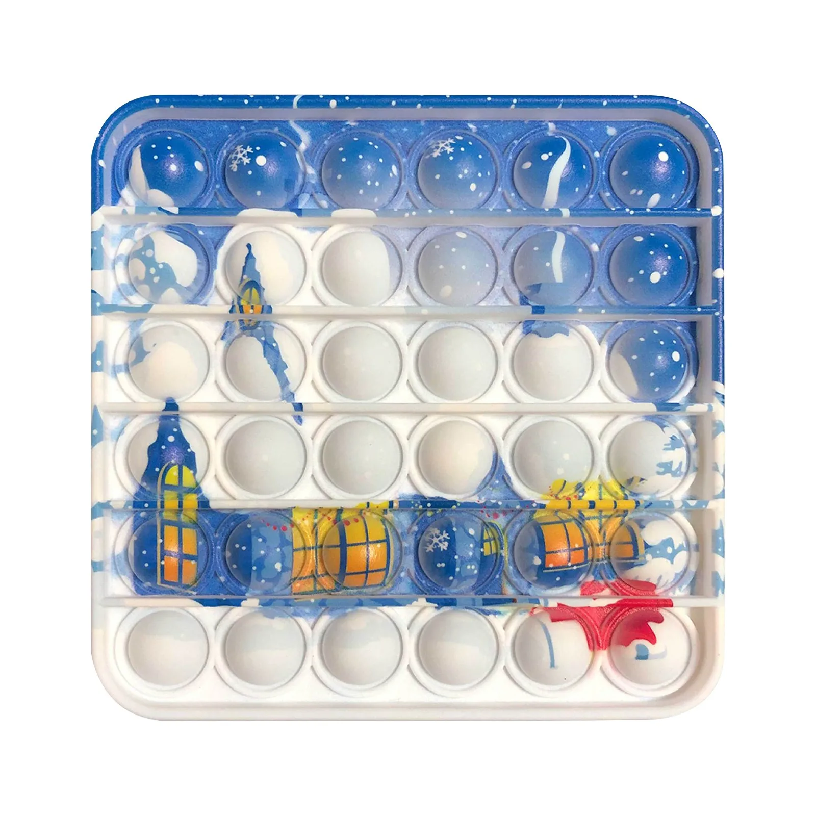 100 стильные рождественские подарочные игрушки для детей пузырьковый попит