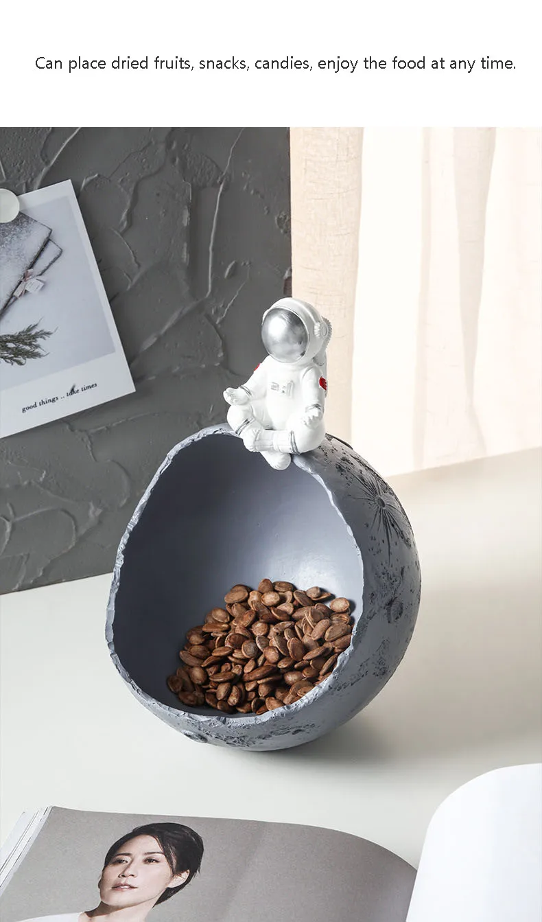 Лучшие продажи 2020 астронавт фигурки для оформления интерьера дома смолы арт