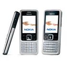 Бывший в употреблении классический мобильный телефон Nokia 6300 FM MP3 Поддержка английской и арабской и русской клавиатуры разблокированный Восстановленный телефон