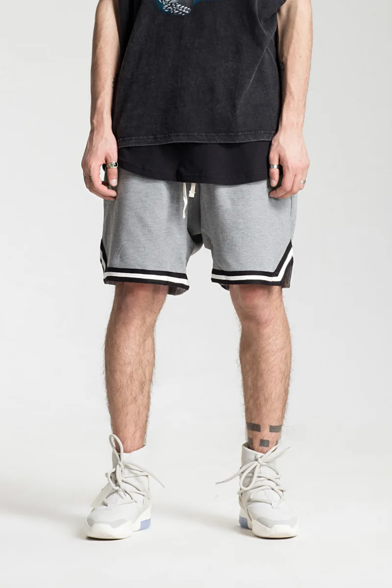 Свободные мужские шорты на шнуровке Модные свободные карго в стиле хип хоп