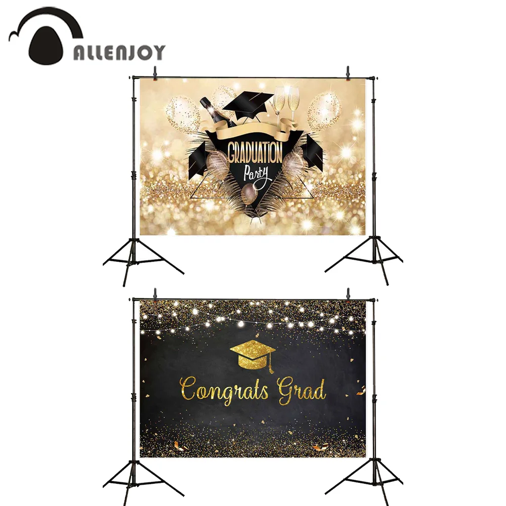 Allenjoy холостяцкая Кепка фотосессия золотые точки блеск шампанское Выпускной