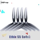 Высококачественный двигатель HQ Ethix S5 5X4 X3 5040 5 дюймов 3 лопастипропеллер 3 Лопасти серый совместимый с XING 2207 UAV