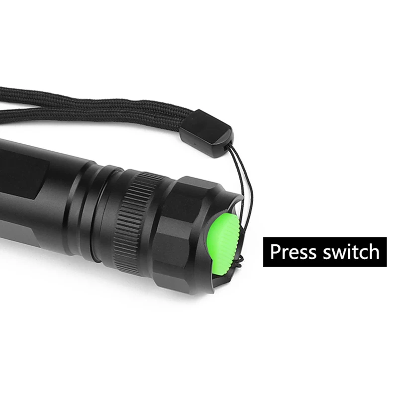 Оригинальный CREE XHP70.2 32w Мощный тактический светодиодный фонарик с зумом