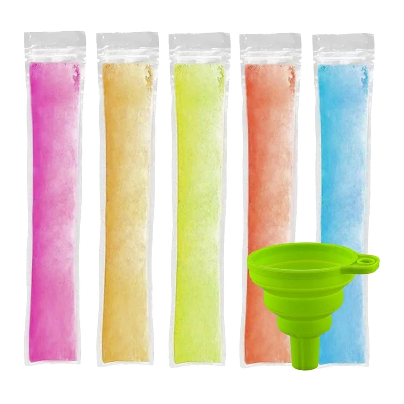 Акция! 150 шт. мешочки для мороженого блестящие с застежкой-молнией мешочек льда