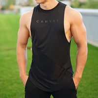 new bodybuilding sporty tank tops men gyms fitness workout sleeveless shirt male stringer singlet casual fashion undershirt vest