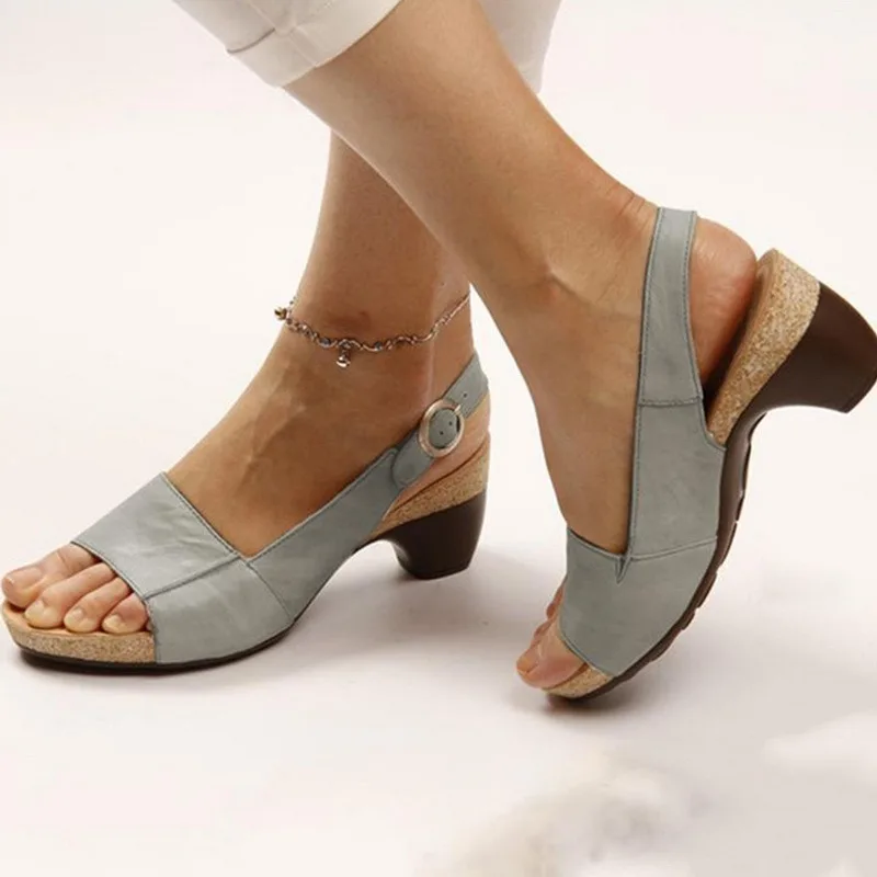 

2021 Platform Wedges Sandals For Women Weave Female Causal High Heels Open Toe Comfort Fish Mouth shoes zapatos de mujer