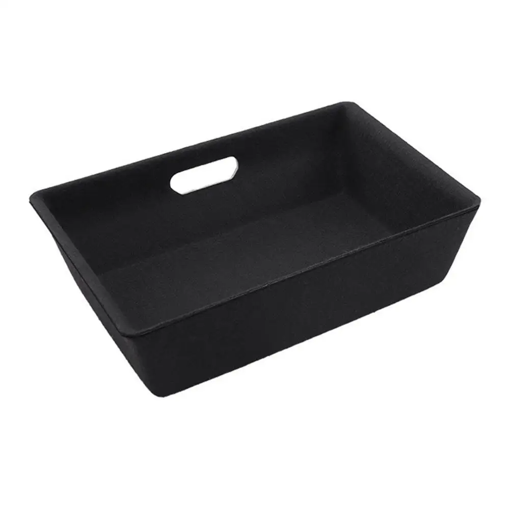 

Under Seat Storage Box High Capacity Organizer Case Felt Cloth Drawer Holder Storage Sort Out Car Interior Accessories for Tesla
