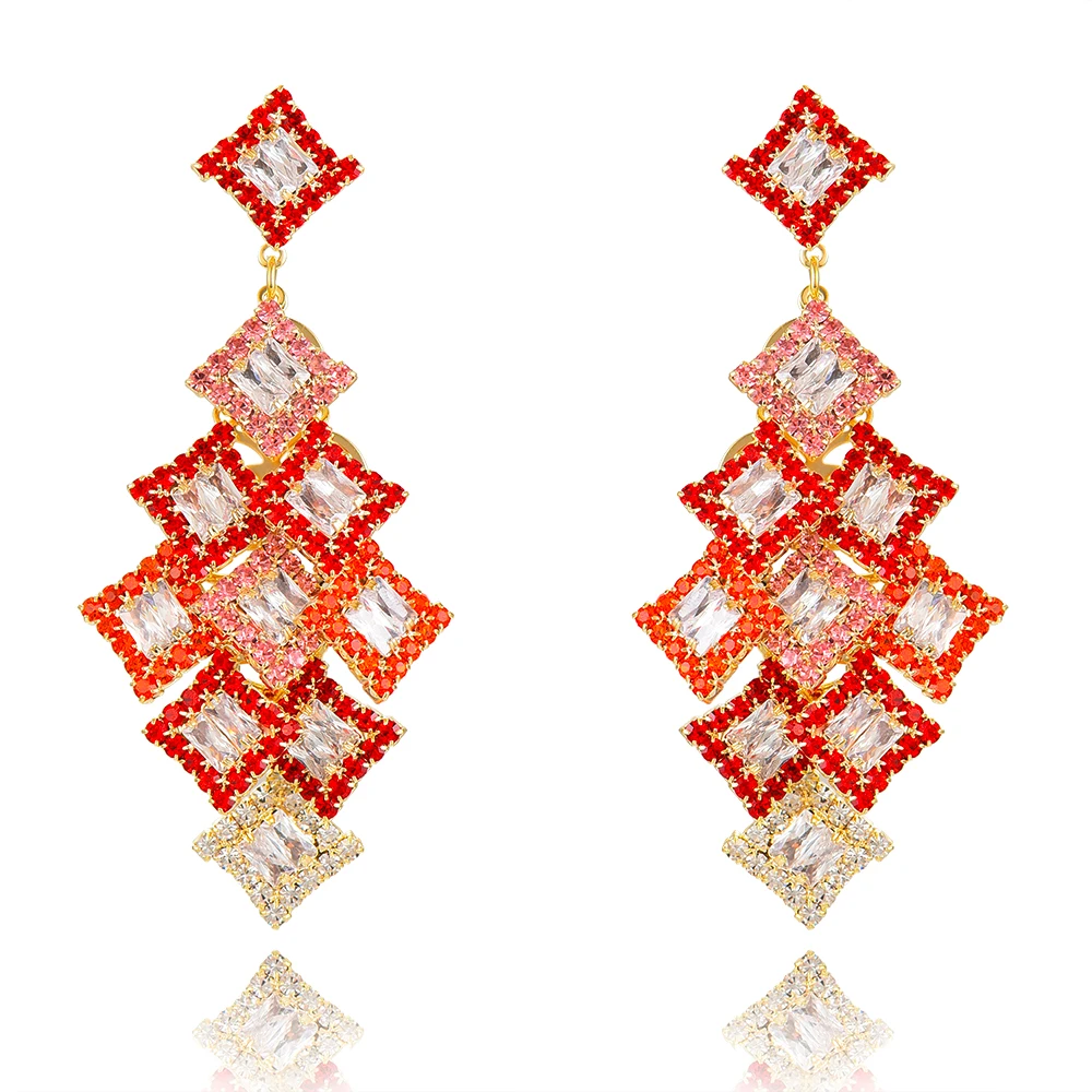 

GODKI Jimbora DUBAI Luxury Noble Dangle Pendant Drop Earrings pendientes mujer moda Fashion Gorgeous Jewelry Super Design 2020