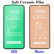100Pcs/Lot Soft Ceramic Matte Film For Xiaomi Redmi Note 10 pro Screen Protector For Mi Poco M2 M3 X3 Pro F3 F2 Protective Glass