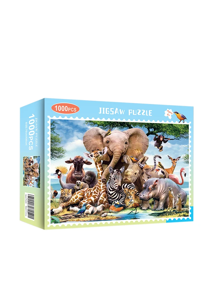 

New Teacher''s Day Gift 1000 Pieces Jigsaw Puzzles Educational Toys cat Coffee Street Puzzle Toy for Kids/Adults birthday Gift