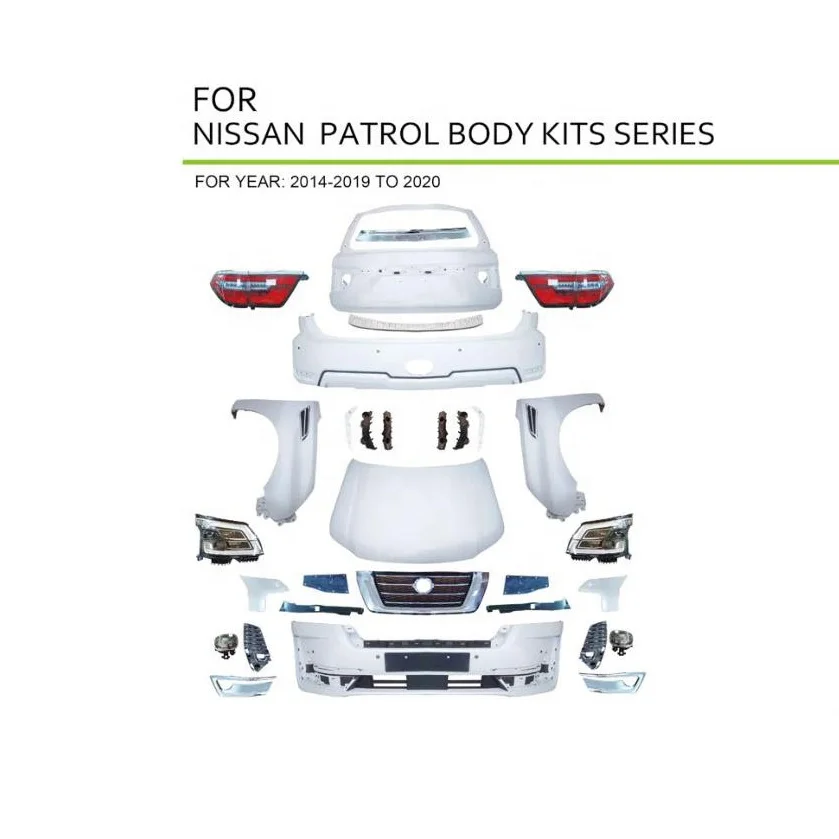 

Body kits for Nissan Patrol Y62 High Quality auto part 2014-2019 car body kits old version change to new version