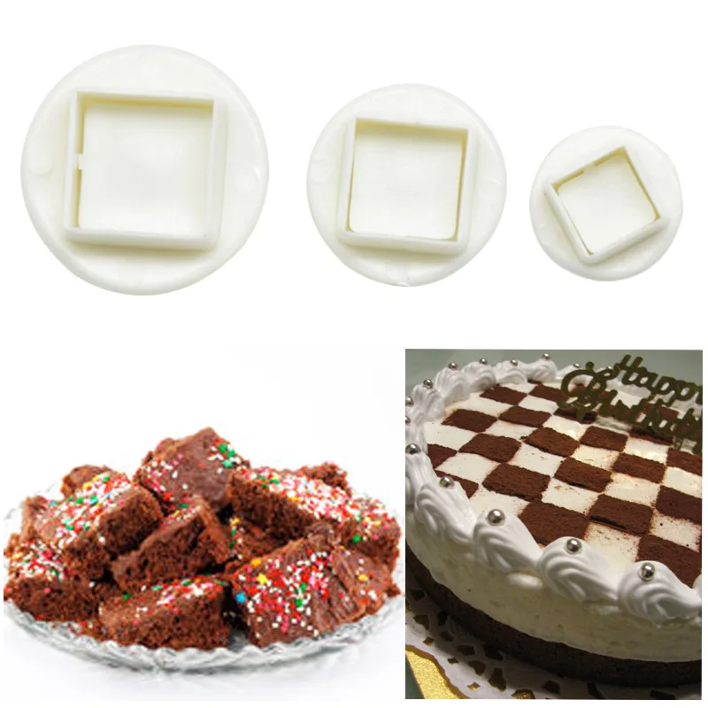 3 шт./компл. Инструменты для торта Плунжерные ножи тортов инструменты украшения